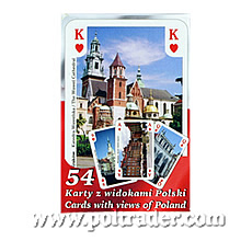 Karty do gry z widokami Polski