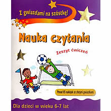 Nauka czytania. Zeszyt cwiczen dla dzieci w wieku 6-7 lat