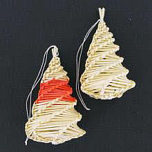 Choinka - ozdoba ze slomy