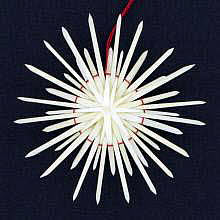 Gwiazda Betlejemska Mala - recznie wyplatana ozdoba choinkowa ze slomy. 