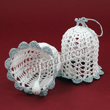 Koronki z Koniakowa - zestaw dw�ch dzwoneczk�w