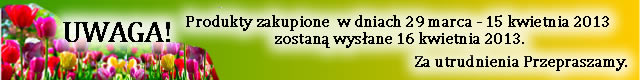 Dostawy - Zawieszone do 15042013